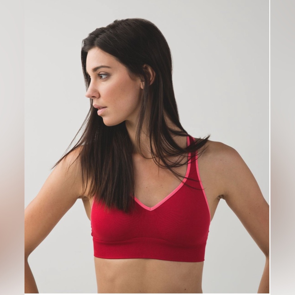 🎄clearance Lululemon Go Steady‎ Bra Cranberry